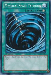 Mystical Space Typhoon YS12-EN024 card from Starter Deck: Xyz Symphony