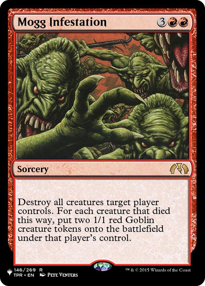Mogg Infestation 146/269 card from The List Reprints