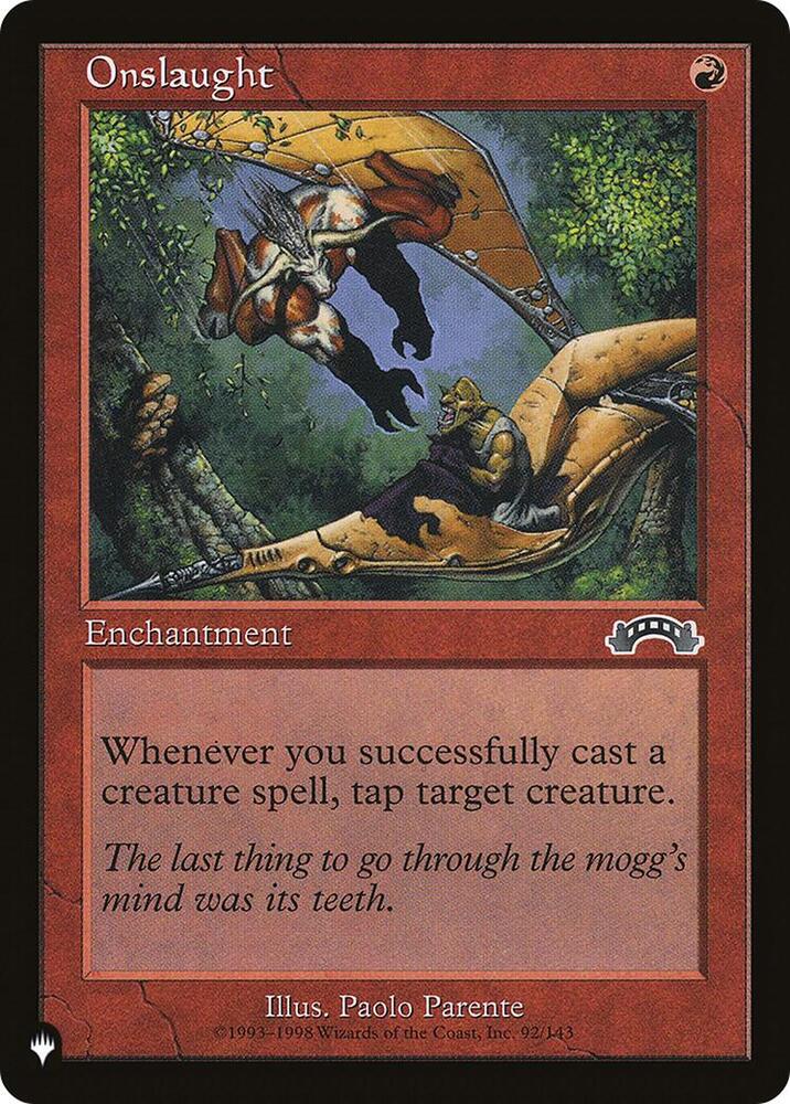Onslaught 92/143 card from The List Reprints