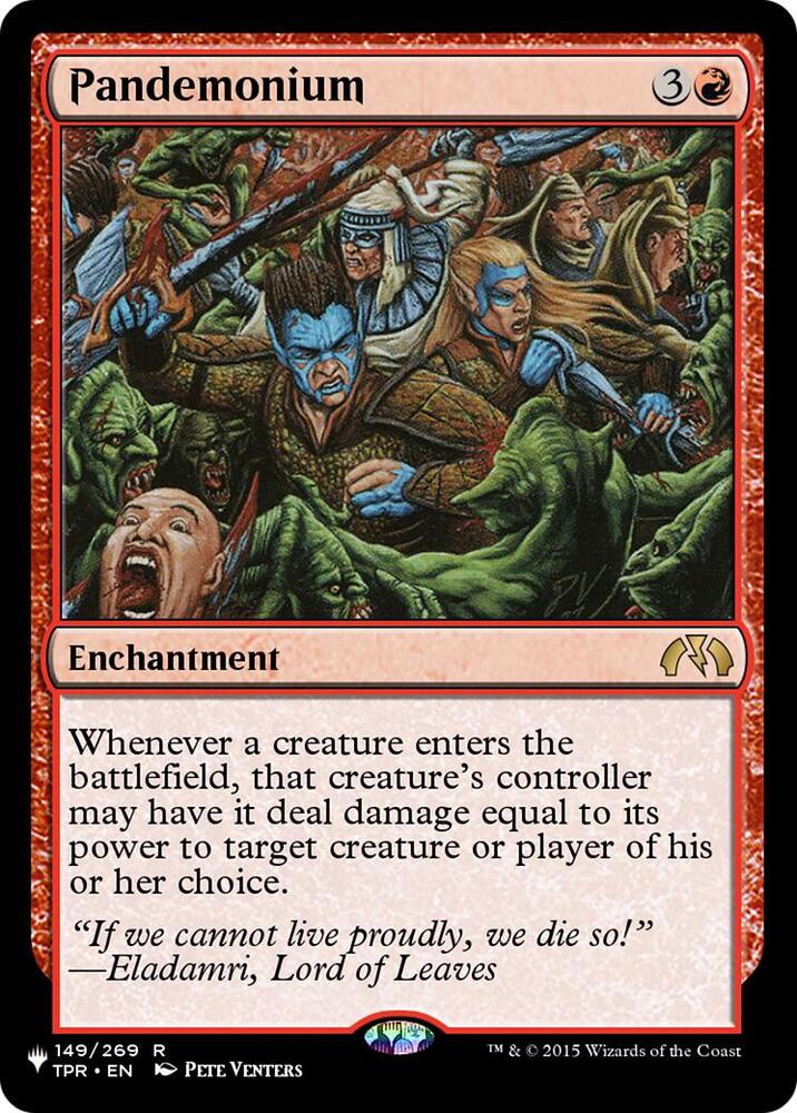 Pandemonium (TPR) 149/269 card from The List Reprints