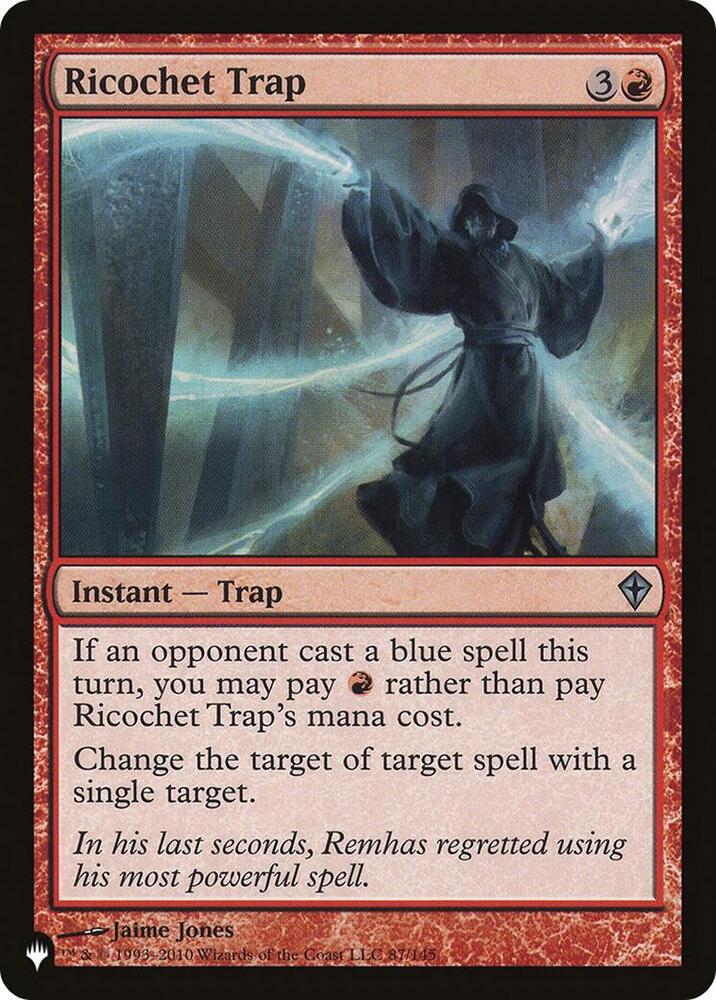 Ricochet Trap 87/145 card from The List Reprints