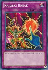 Raigeki Break YS12-EN031 card from Starter Deck: Xyz Symphony