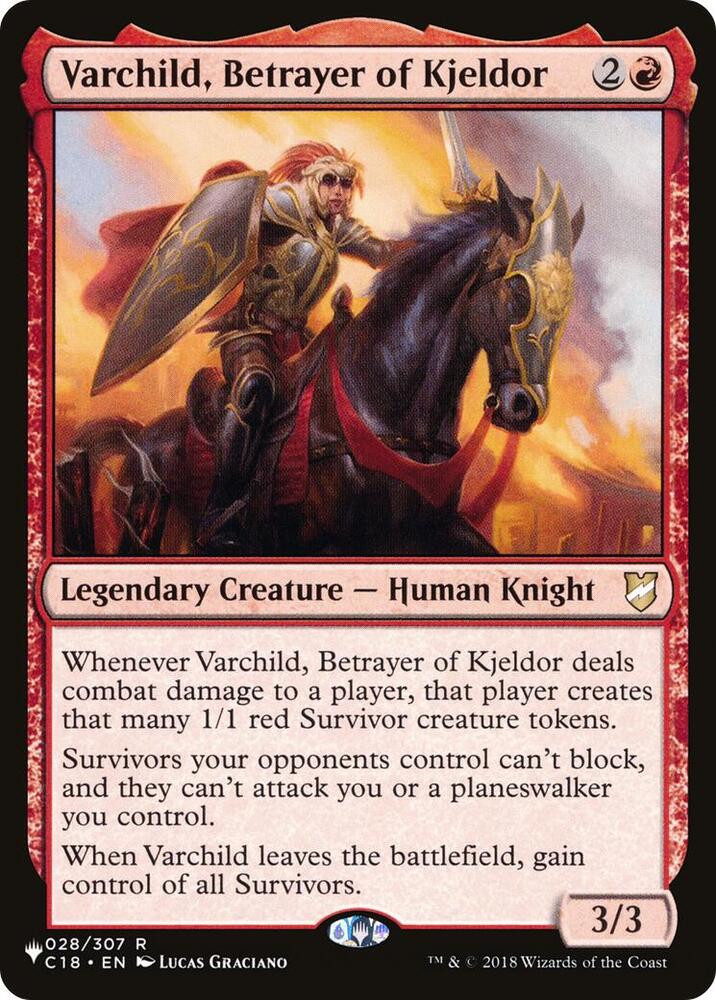 Varchild, Betrayer of Kjeldor 028/307 card from The List Reprints