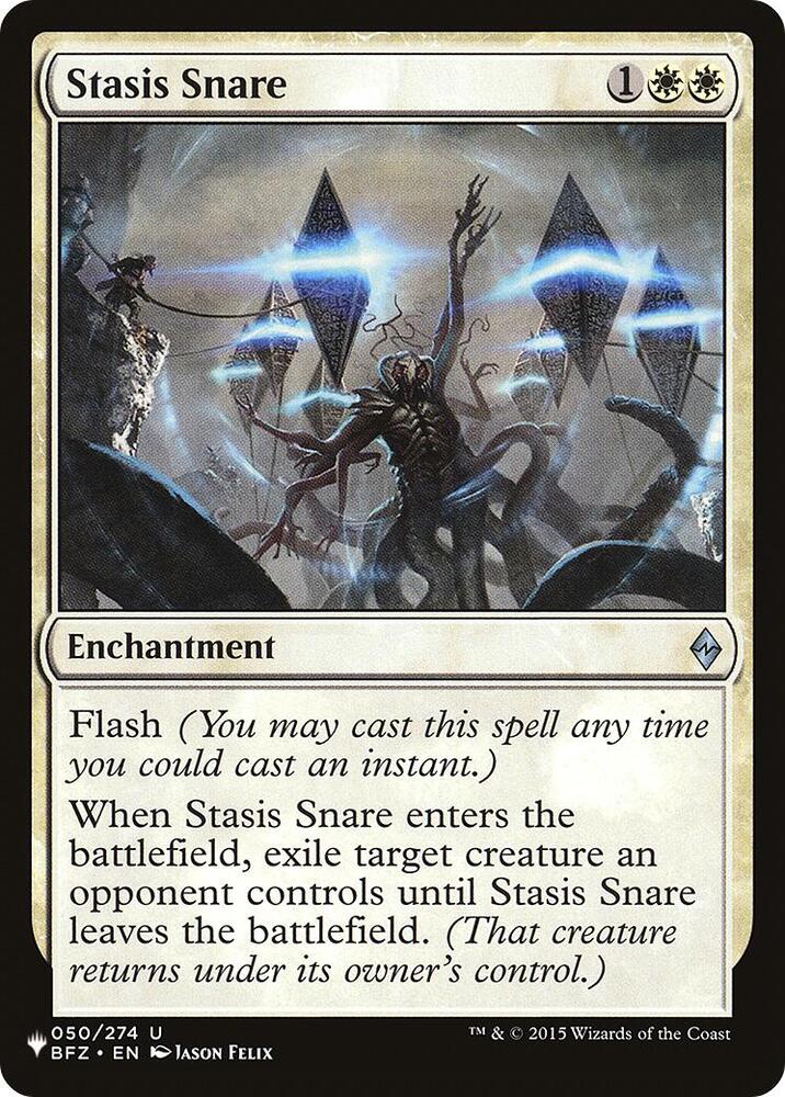 Stasis Snare 050/274 card from The List Reprints