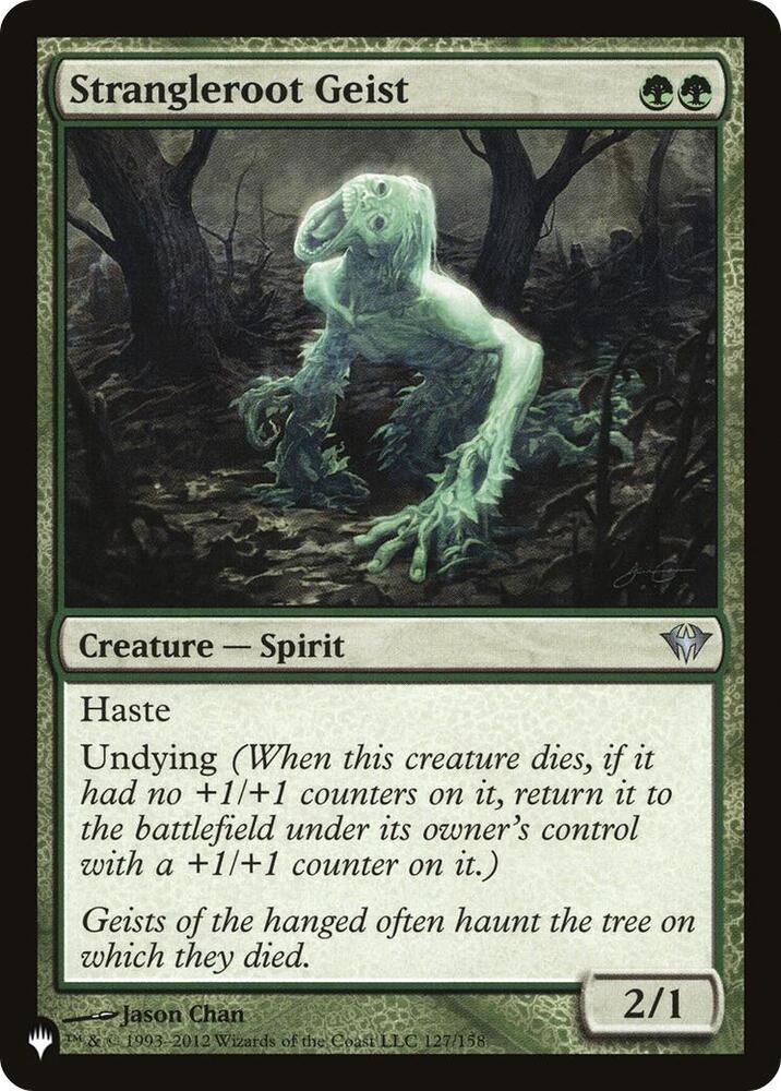 Strangleroot Geist (DKA) 127/158 card from The List Reprints