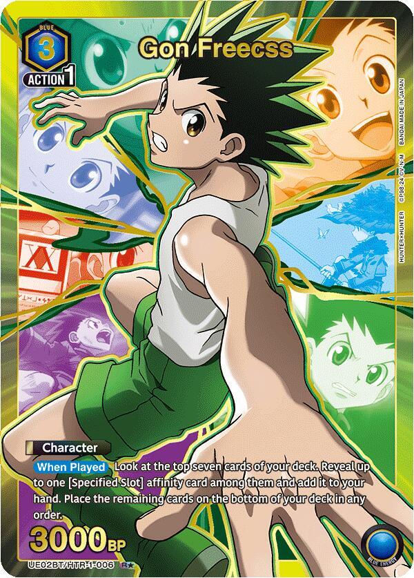 Gon Freecss (R*) UE02BT/HTR-1-006 card from UE02BT: HUNTER X HUNTER
