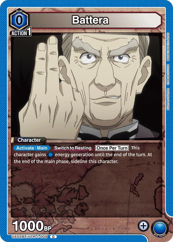 Battera UE02BT/HTR-1-009 card from UE02BT: HUNTER X HUNTER