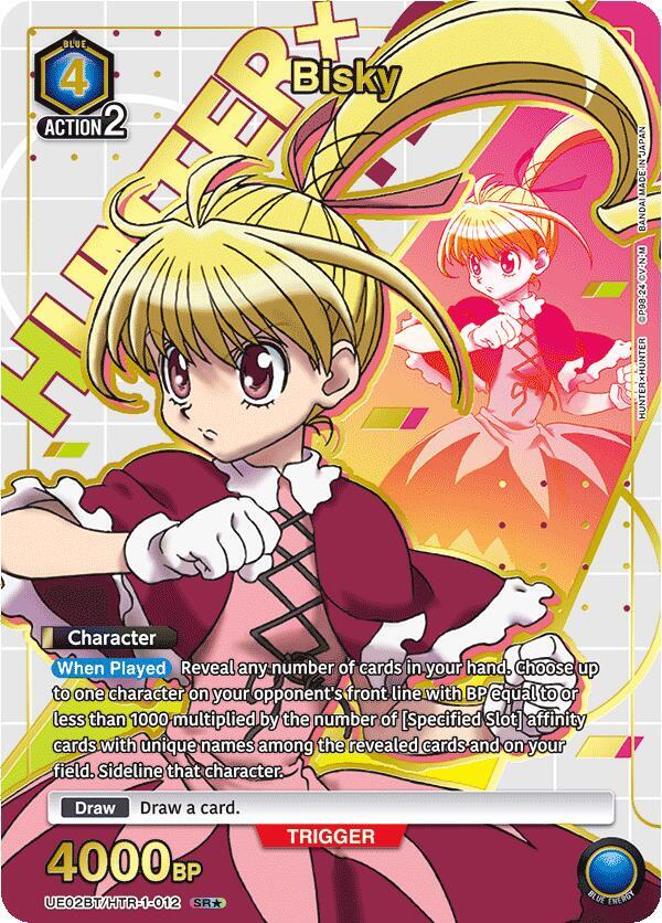 Bisky (SR*) UE02BT/HTR-1-012 card from UE02BT: HUNTER X HUNTER
