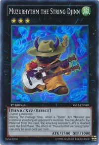 Muzurhythm the String Djinn YS12-EN040 card from Starter Deck: Xyz Symphony