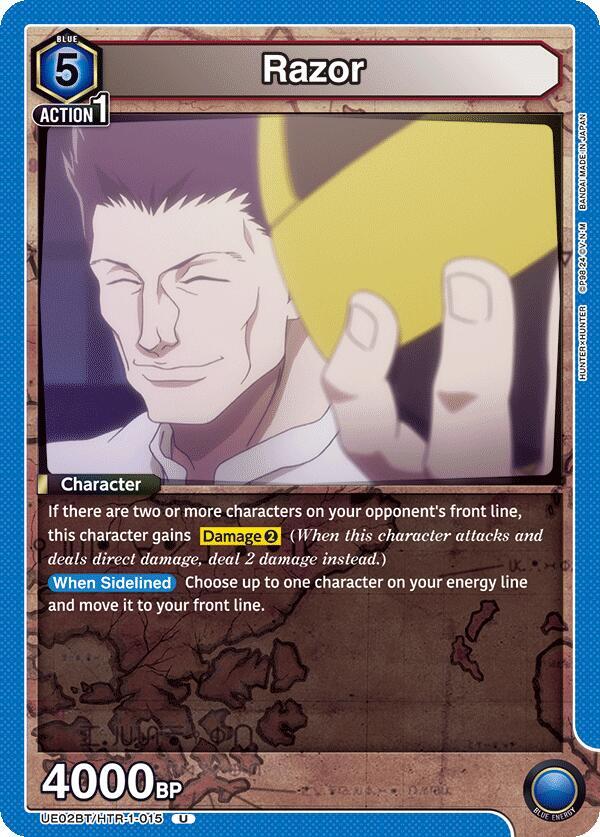 Razor UE02BT/HTR-1-015 card from UE02BT: HUNTER X HUNTER