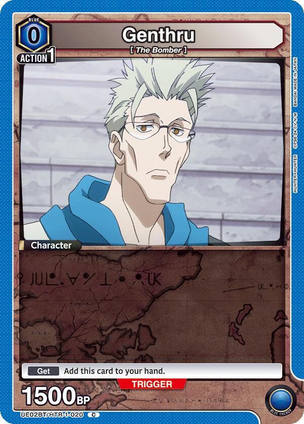 Genthru UE02BT/HTR-1-020 card from UE02BT: HUNTER X HUNTER