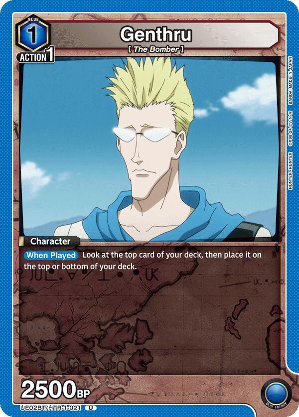 Genthru UE02BT/HTR-1-021 card from UE02BT: HUNTER X HUNTER