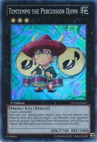 Temtempo the Percussion Djinn YS12-EN041 card from Starter Deck: Xyz Symphony