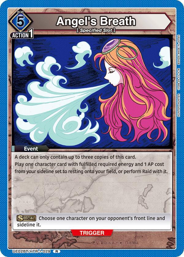 Angel's Breath UE02BT/HTR-1-029 card from UE02BT: HUNTER X HUNTER