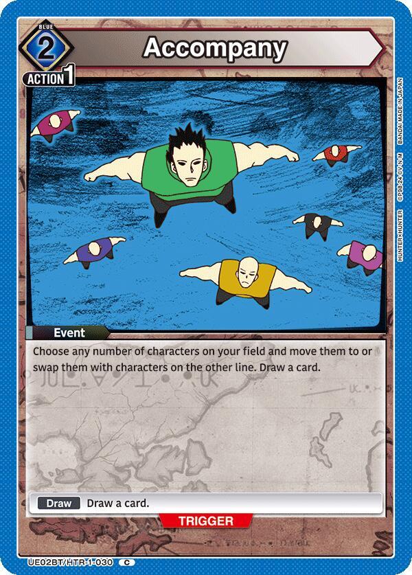 Accompany UE02BT/HTR-1-030 card from UE02BT: HUNTER X HUNTER
