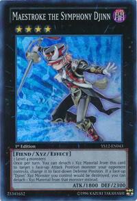 Maestroke the Symphony Djinn YS12-EN043 card from Starter Deck: Xyz Symphony