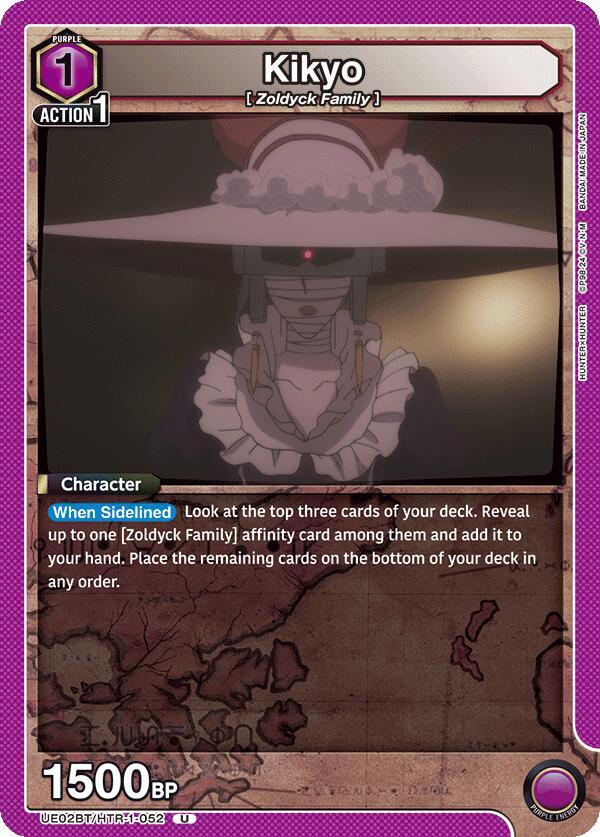 Kikyo UE02BT/HTR-1-052 card from UE02BT: HUNTER X HUNTER