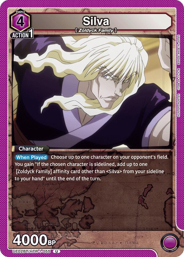 Silva UE02BT/HTR-1-055 card from UE02BT: HUNTER X HUNTER