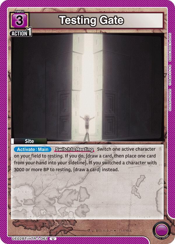 Testing Gate UE02BT/HTR-1-061 card from UE02BT: HUNTER X HUNTER