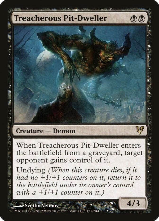 Treacherous Pit-Dweller 121 card from Avacyn Restored