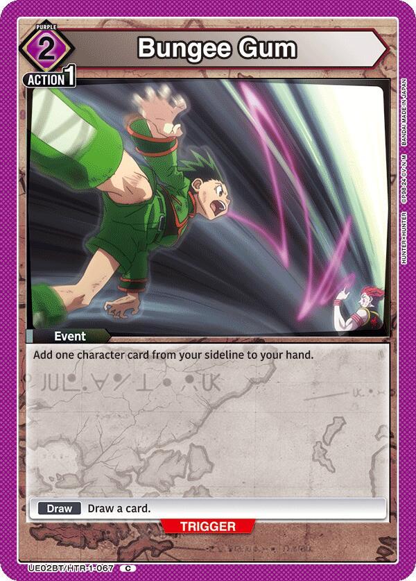 Bungee Gum UE02BT/HTR-1-067 card from UE02BT: HUNTER X HUNTER