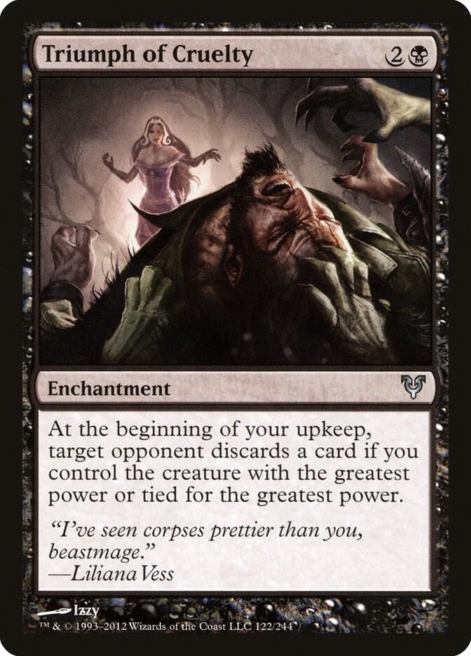 Triumph of Cruelty 122 card from Avacyn Restored