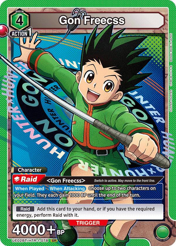 Gon Freecss UE02BT/HTR-1-078 card from UE02BT: HUNTER X HUNTER