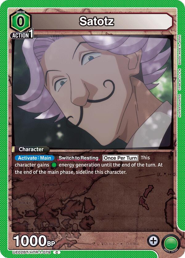 Satotz UE02BT/HTR-1-079 card from UE02BT: HUNTER X HUNTER