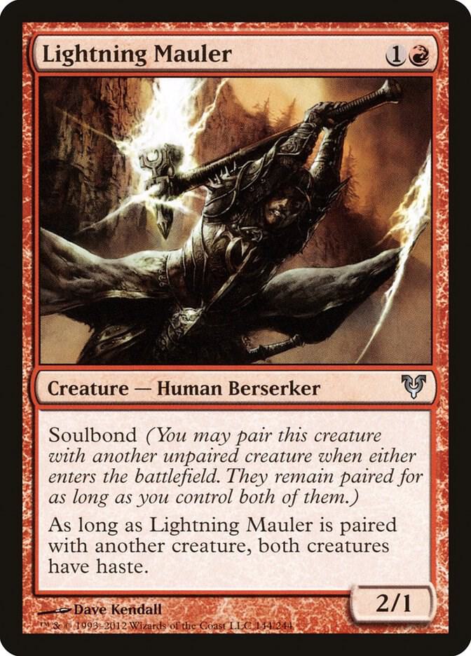 Lightning Mauler 144 card from Avacyn Restored