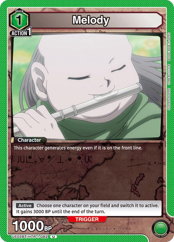 Melody UE02BT/HTR-1-082 card from UE02BT: HUNTER X HUNTER