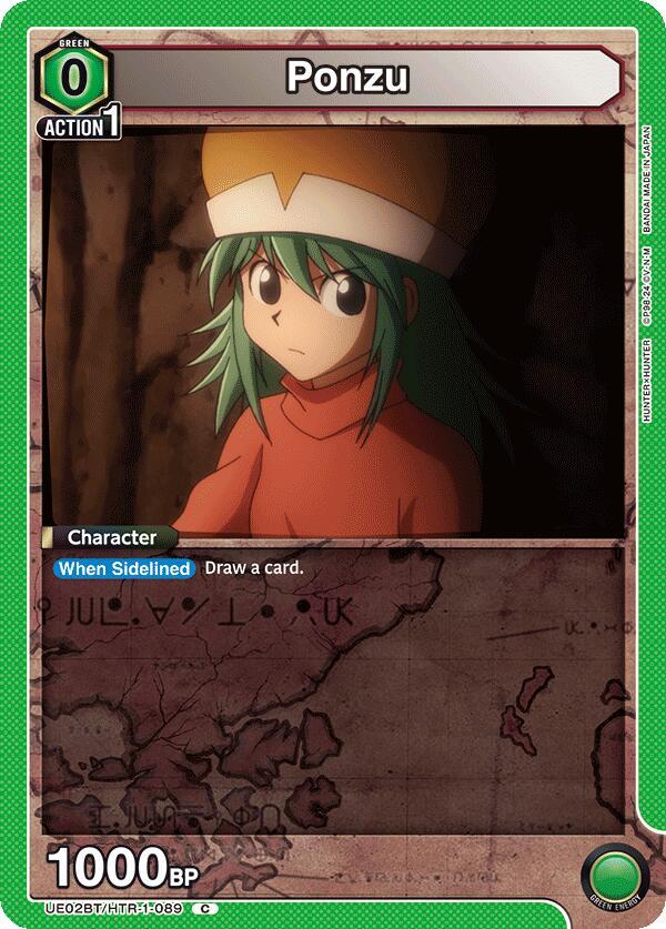 Ponzu UE02BT/HTR-1-089 card from UE02BT: HUNTER X HUNTER