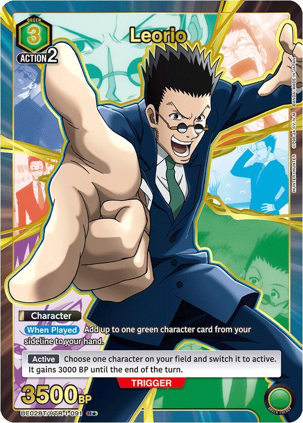 Leorio (R*) UE02BT/HTR-1-091 card from UE02BT: HUNTER X HUNTER