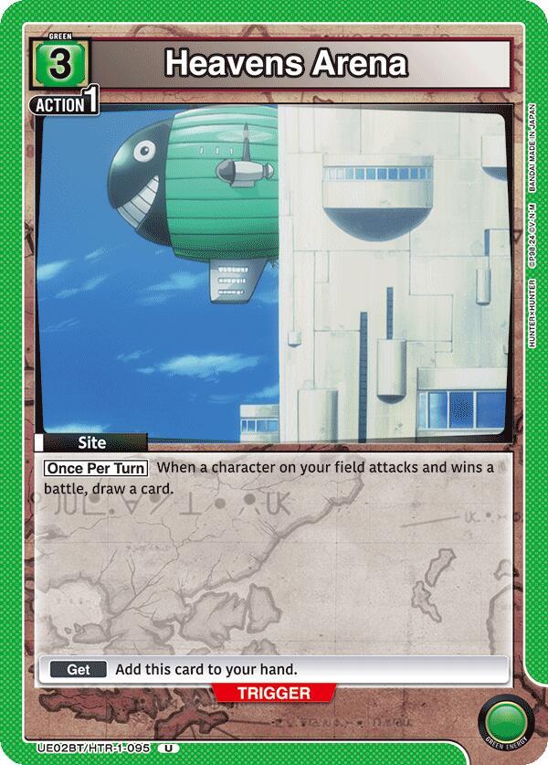 Heavens Arena UE02BT/HTR-1-095 card from UE02BT: HUNTER X HUNTER