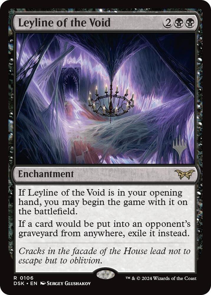 Leyline of the Void 106 card from Promo Pack: Duskmourn: House of Horror