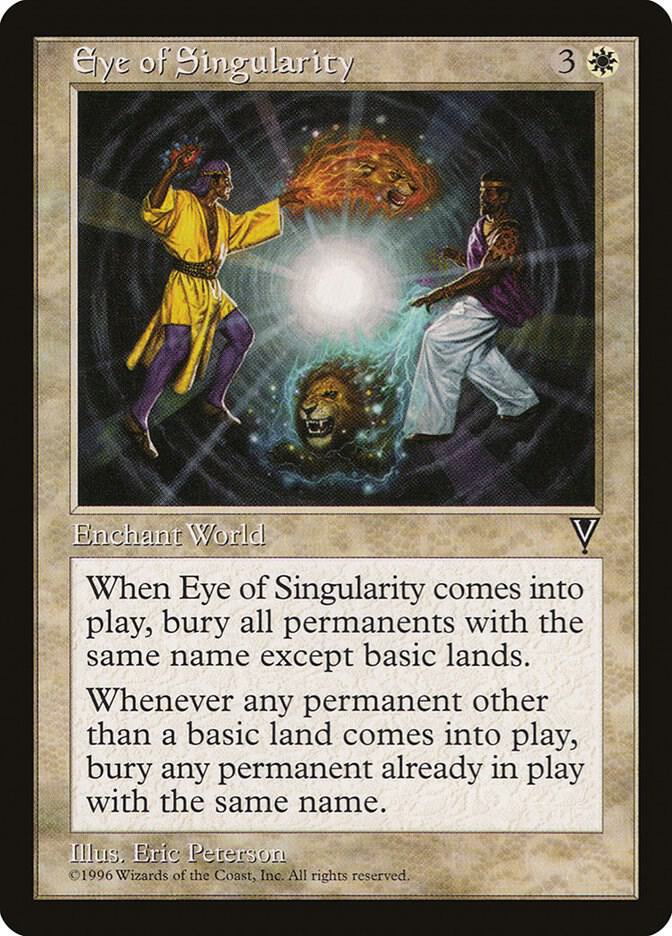 Eye of Singularity card from Visions