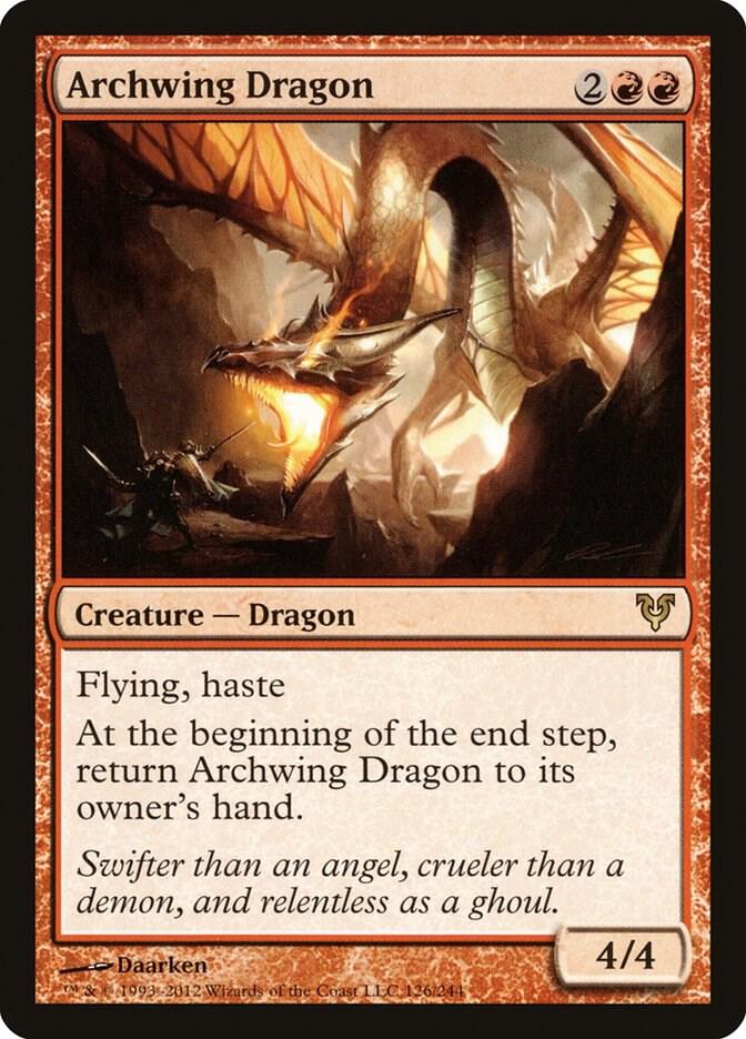 Archwing Dragon 126 card from Avacyn Restored
