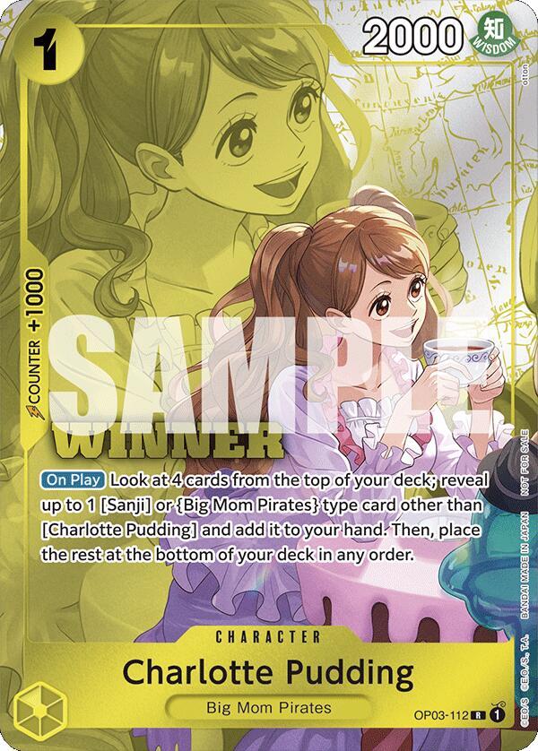 Charlotte Pudding (Winner Pack 2024 Oct.-Dec.) OP03-112 card from One Piece Promotion Cards