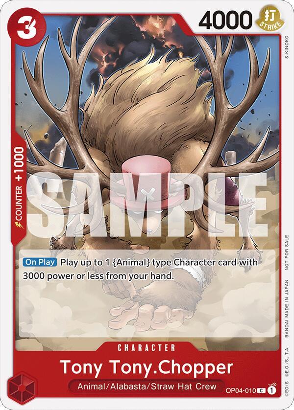 Tony Tony.Chopper (Tournament Pack 2024 Oct.-Dec.) OP04-010 card from One Piece Promotion Cards