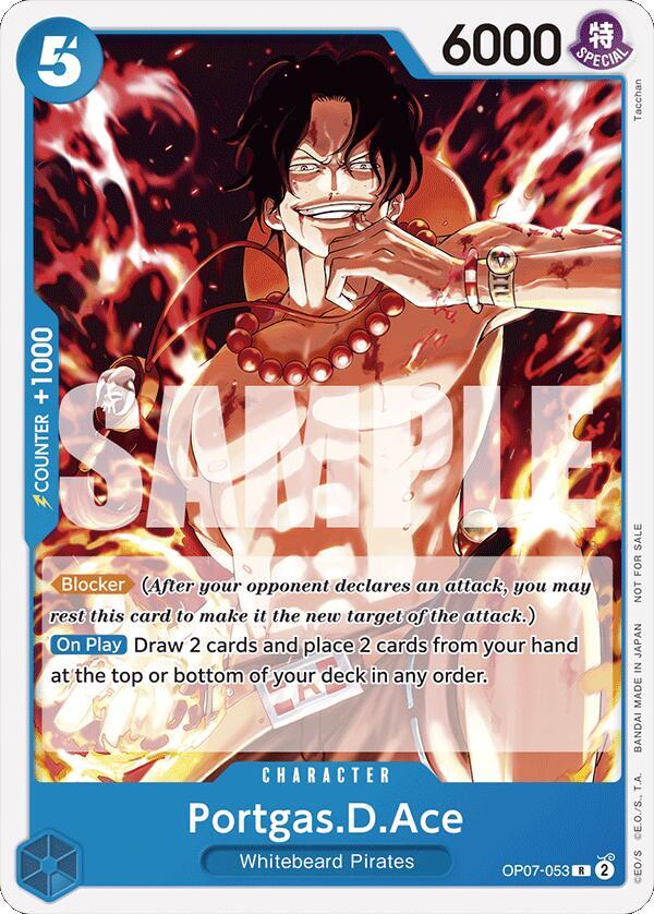 Portgas.D.Ace (Tournament Pack 2024 Oct.-Dec.) OP07-053 card from One Piece Promotion Cards