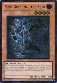 Ninja Grandmaster Hanzo (UTR) ORCS-EN029 card from Order of Chaos