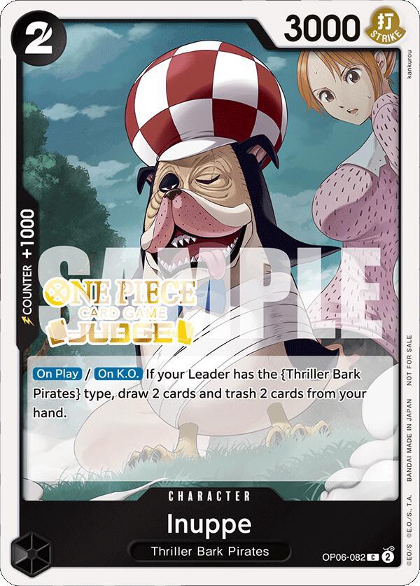 Inuppe (Judge Pack Vol. 4) OP06-082 card from One Piece Promotion Cards