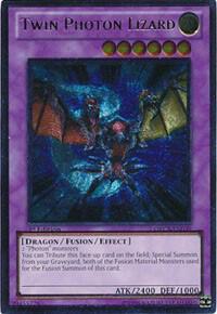 Twin Photon Lizard (UTR) ORCS-EN039 card from Order of Chaos
