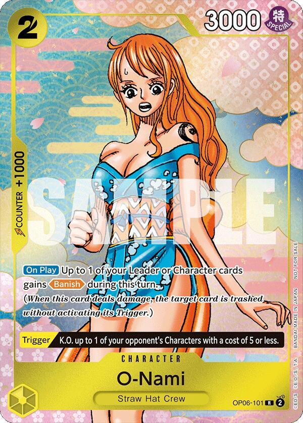 O-Nami (Event Pack Vol. 5) OP06-101 card from One Piece Promotion Cards