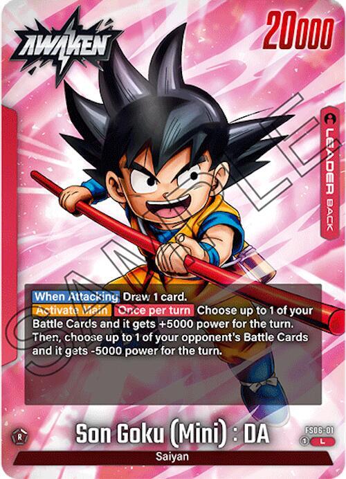 Son Goku (Mini) : DA FS06-01 card from Starter Deck 6: Son Goku (Mini)
