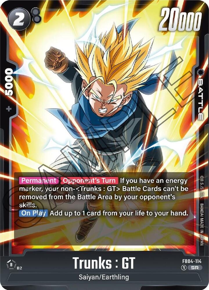 Trunks : GT FB04-114 card from Ultra Limit