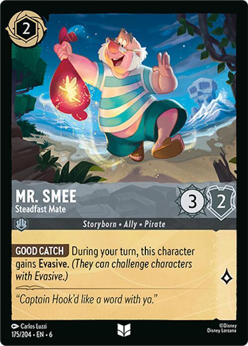 Mr. Smee - Steadfast Mate 175/204 card from Azurite Sea