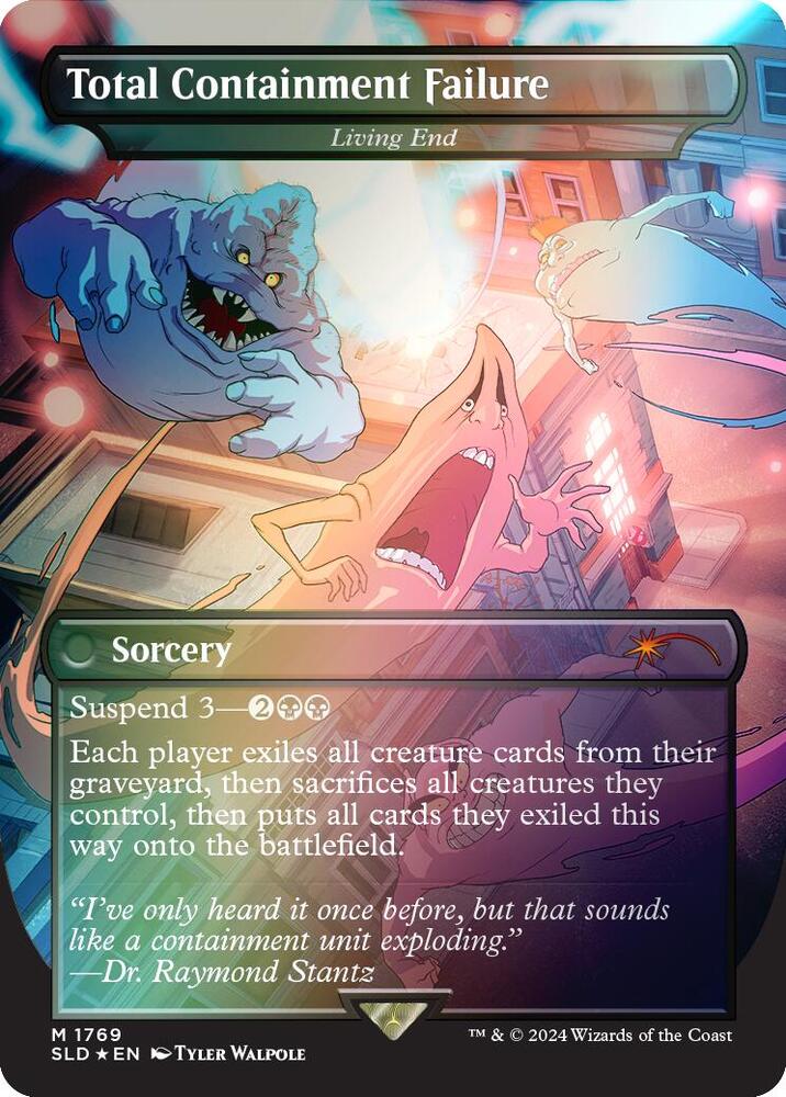 Total Containment Failure - Living End (Rainbow Foil) 1769 card from Secret Lair Drop Series