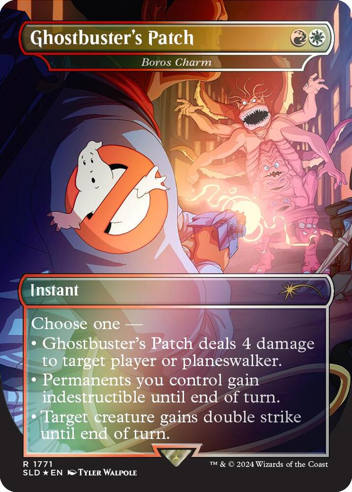 Ghostbuster's Patch - Boros Charm (Rainbow Foil) 1771 card from Secret Lair Drop Series
