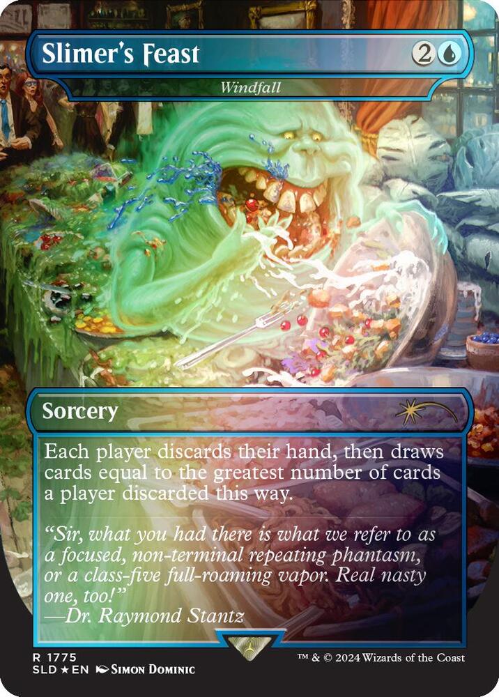 Slimer's Feast - Windfall (Rainbow Foil) 1775 card from Secret Lair Drop Series