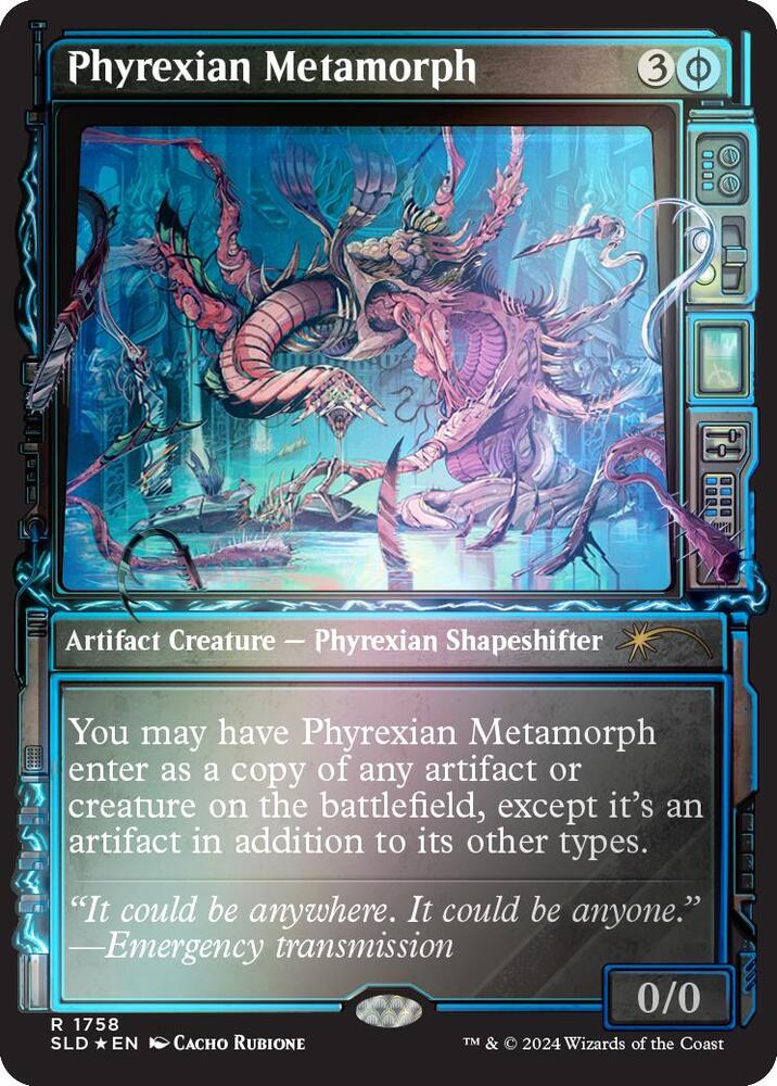 Phyrexian Metamorph (Rainbow Foil) 1758 card from Secret Lair Drop Series